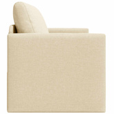 Sofa Bed Kremowy 124 x 71 x 78 cm tkanina