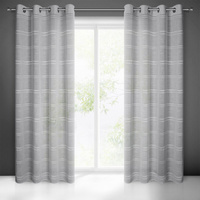 Arcadia srebrna 140x250 Firana