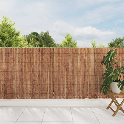 Płot z kory 400 x 125cm Kora Brązowy