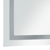 vidaXL Ścienne lustro łazienkowe z LED i czujnikiem dotyku, 50x60 cm