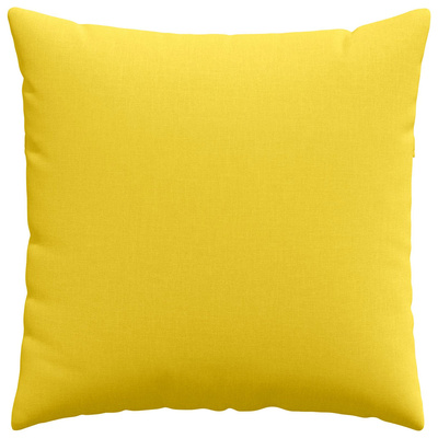 Poduszki na sofę 2 pcs Jasnożółty 80 x 80 cm tkanina