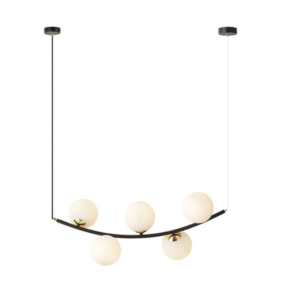 Lampa wisząca RITZ 5 BL OPAL
