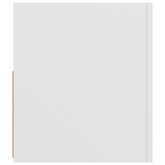 vidaXL Szafka pod TV z oświetleniem LED, biała, 90x35x40 cm