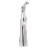 Rzeźba Srebrny 10 x 16 x 49 cm Aluminium