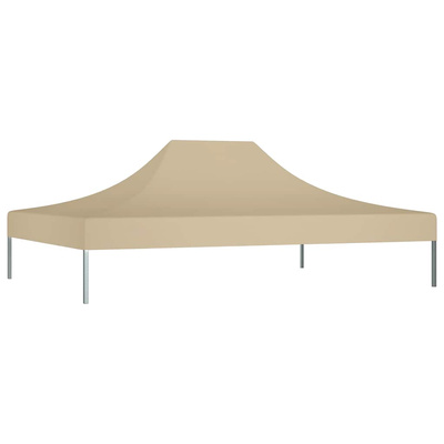 Dach do namiotu imprezowego, 4,5 x 3 m, beżowy, 270 g/m?