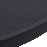 Elastyczne nakrycie stołu antracytowe 2 szt. 70 cm