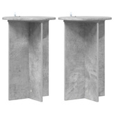 Stojak na rośliny 2 pcs Betonowy szary ?40 x 60 cm