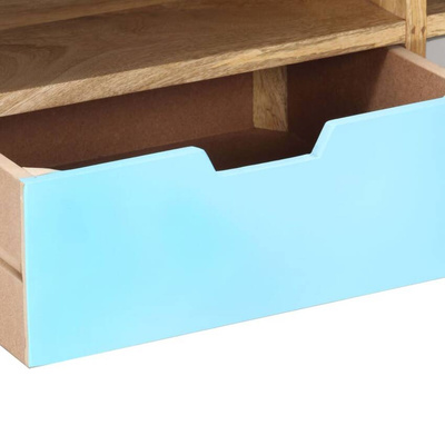 vidaXL Szafka pod TV, 110 x 35 x 48 cm, lite drewno mango