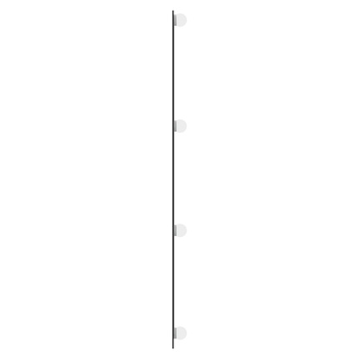vidaXL Lustro ścienne z LED, 50x100 cm, szklane, prostokątne