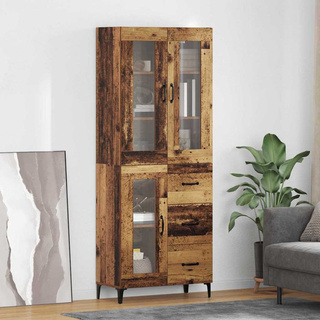 Highboard Stare drewno 69,5 x 34 x 180 cm Drewno inżynieryjne