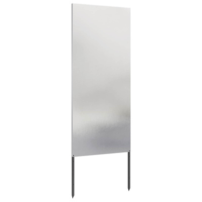 Ekran zapewniający prywatność w ogrodzie Srebrny 50 x 140 cm