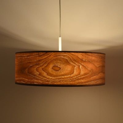 Lampa Wisząca Drewniana ?45cm 3XE27 Abruzzo Bosco