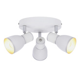 Lampa sufitowa candellux fido 98-63397 plafon e14 biały+chrom