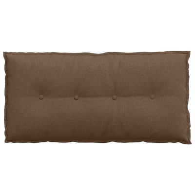 Poduszka na plecy Brązowy 100 x 19 x 50 cm tkanina