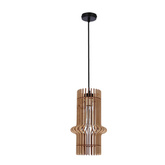 Eco 4 lampa wisząca 1x40 e27 Abażur drewniany