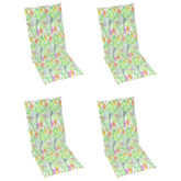 vidaXL Składane krzesła ogrodowe z poduszkami, 3 szt., drewno akacjowe