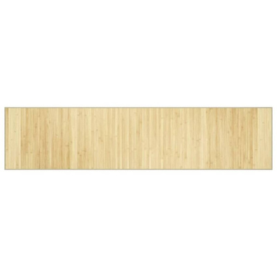vidaXL Dywan prostokątny, jasny naturalny, 70x300 cm, bambusowy