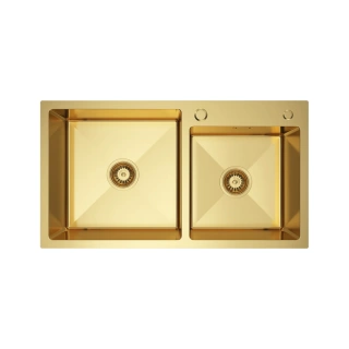 Zlewozmywak stalowy ALEX gold