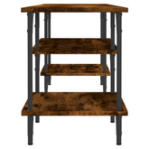 vidaXL Szafka pod TV, przydymiony dąb, 102x35x45,5 cm