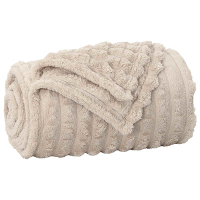 Koce narzutowe 6 pcs Beżowy 150 x 130 cm Polar