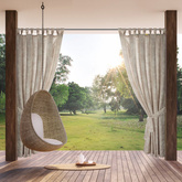 Zasłona Garden pudrowa 155x220