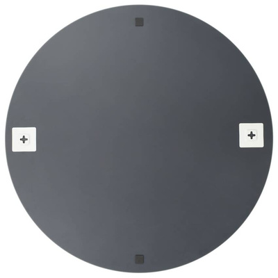 vidaXL Lustro ścienne, 50 cm, okrągłe, szklane
