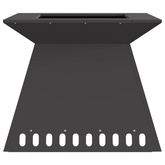 Kominek Czarny 60 x 60 x 50 cm Stal