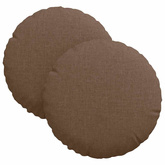 Poduszki na siedziska 2 pcs Brązowy ?30 x 13 cm tkanina
