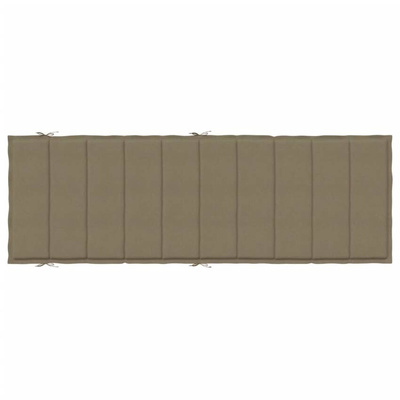 vidaXL Poduszka na leżak, taupe melanż, 186x58x3 cm, tkanina