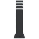 Zewnętrzna lampa stojąca, czarna, 50 cm, aluminium