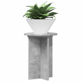 Stojak na rośliny 2 pcs Betonowy szary ?29,5 x 40 cm