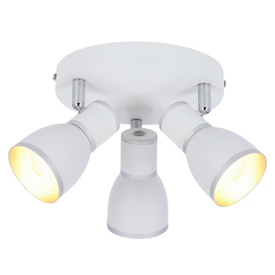 Lampa sufitowa candellux fido 98-63397 plafon e14 biały+chrom