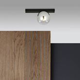 Lampa sufitowa  FIT 1 BLACK/GRAFIT