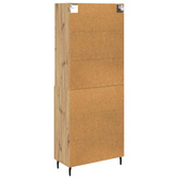 Highboard 2 szt. Dąb rzemieślniczy 69,5 x 32,5 x 180 cm