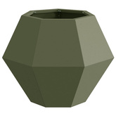 Donica 2 pcs Zielony oliwkowy 50 x 50 x 40 cm Stal