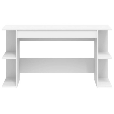 vidaXL Biurko, białe, 140x50x75 cm, materiał drewnopochodny