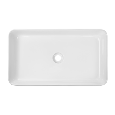 Umywalka nablatowa akte, 66 cm, prostokątna CE-54-P01-C Invena