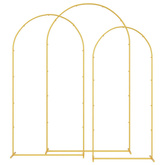 Łuk Ślubny 3 pcs złoty Stal