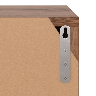 vidaXL Szafka pod TV, brązowy dąb, 88,5x27,5x30,5 cm