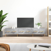 Szafka pod TV, szarość betonu, 150x36x30 cm vidaXL