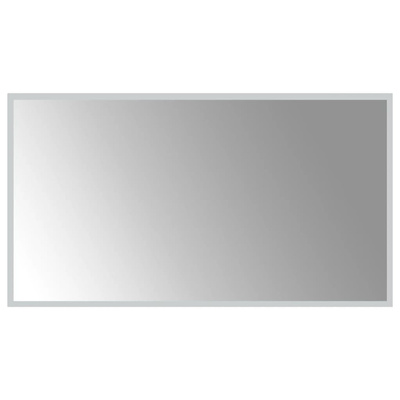 vidaXL Lustro łazienkowe z LED, 90x50 cm