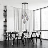 Lampa wisząca ASTRAL 4 BL PREMIUM GRAFIT