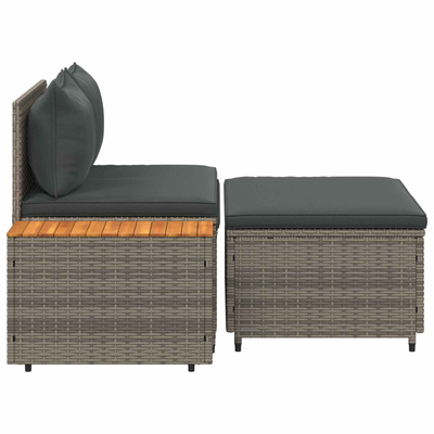 Zestaw sof na zewnątrz 4 -Seater 4 szt. 55 x 30 x 39 cm