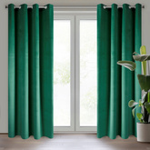 Zasłona Pierre ciemnozielona 140x250