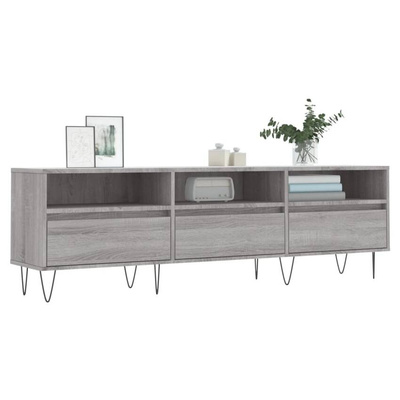 vidaXL Szafka pod TV, szary dąb sonoma, 150x30x44,5 cm w kolorze cm