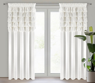 Zasłona Aura biała 140x270