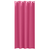 Firany blackout z kółkami 2 pcs Jasnoróżowy 225 x 140 cm