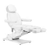 Elektryczny fotel kosmetyczny SILLON CLASSIC 2 silniki pedi biały 148288