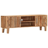 vidaXL Szafka pod TV, 130 x 30 x 45 cm, lite drewno akacjowe