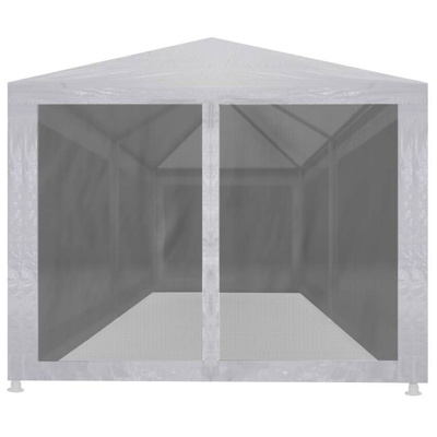 vidaXL Namiot imprezowy z 6 siatkowymi ściankami, 6x3 m